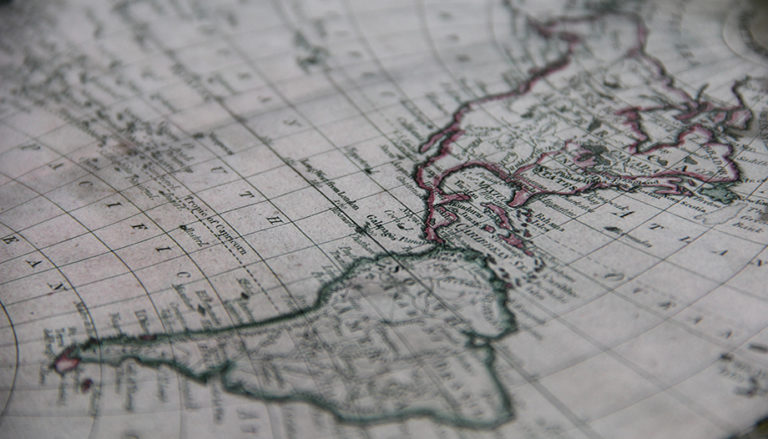 mappa dell'america meridionale
