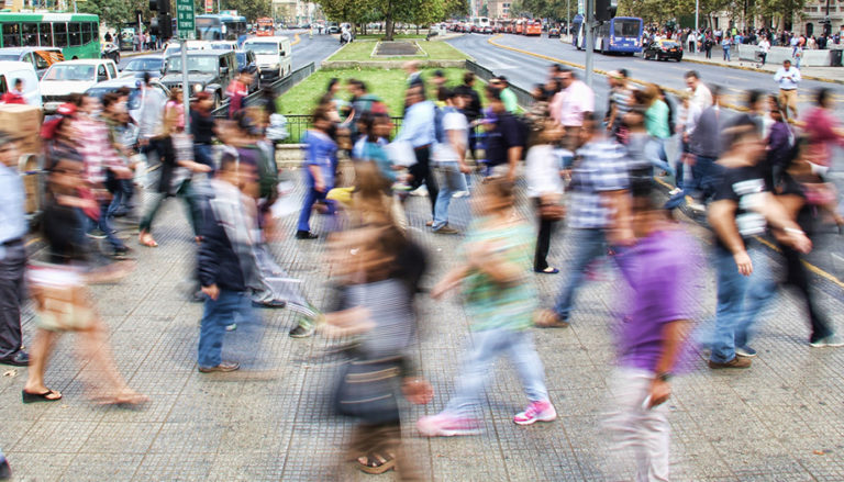 people walking