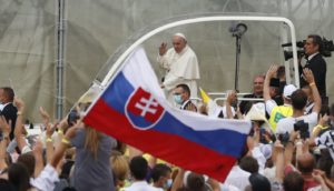 le pape en Slovaquie