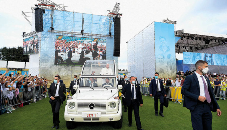 Der Papst kommt am 14. September zu einem Treffen mit jungen Slowaken.