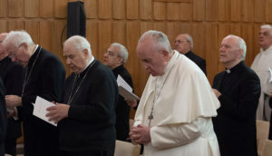 pope francisco retreat