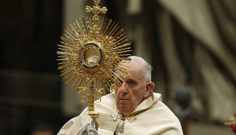 Pope Francis Eucharist