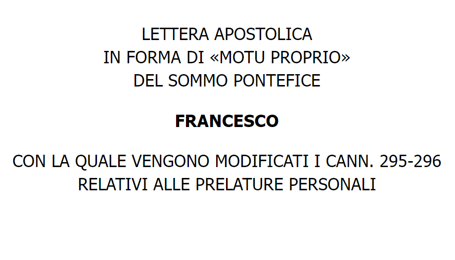 Motu proprio