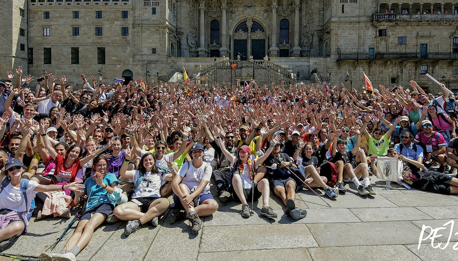 PeregrinacioónEuropeaJovenesSantiago2022