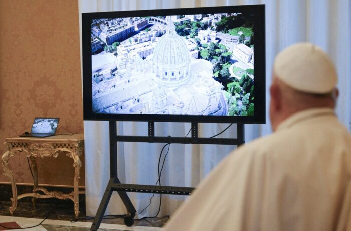 La basílica de san Pedro tiene un «gemelo digital»