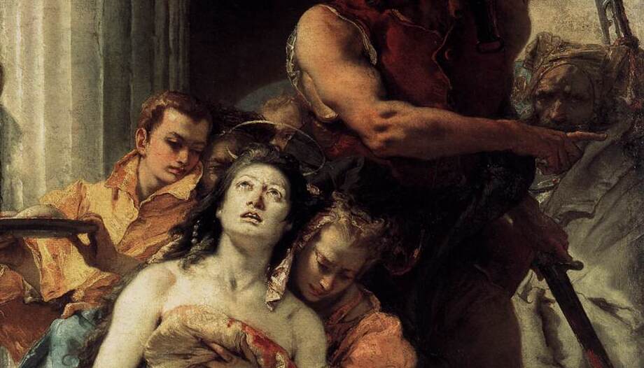 Martyrdom of St. Agatha.