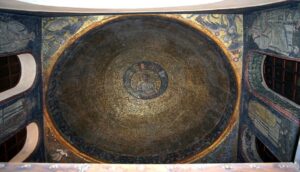 San Víctor en la cúpula de la basílica de San Ambrosio de Milán.