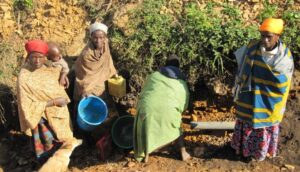 Burundische Frauen in Afrika.