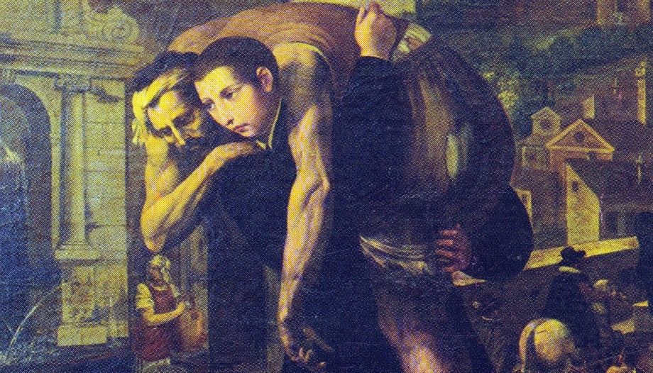 St. Aloysius Gonzaga, young Jesuit, infected with plague.