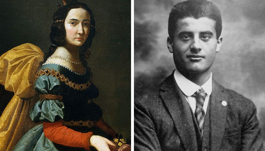 Santa Isabel de Portugal y el beato Pier Giorgio Frassati.