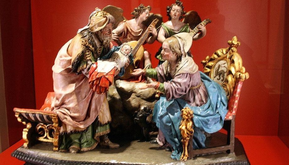 San Joaquín y Santa Ana con la Virgen niña.