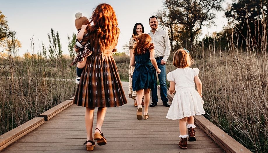 Familia juntos.