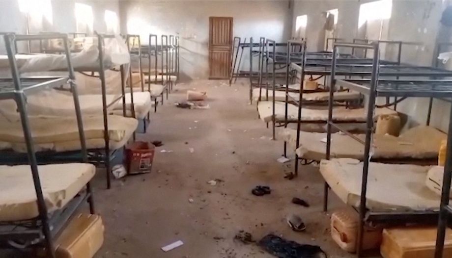 Albergue público en Nigeria.