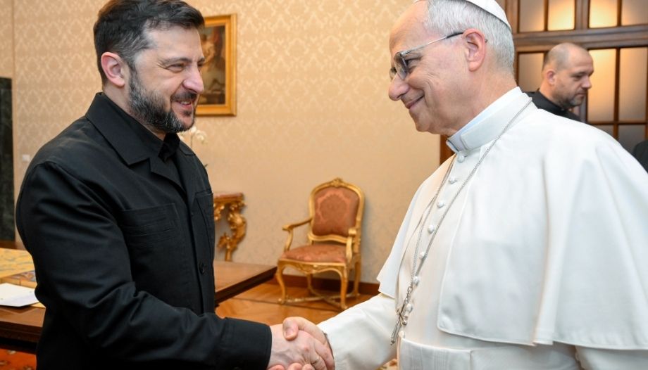 Papa León XIV recibe al presidente Zelensky
