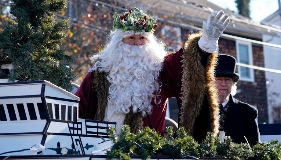 Papá Noel en Nueva York.