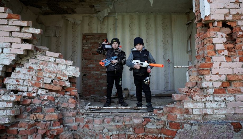 Niños en Ucrania.