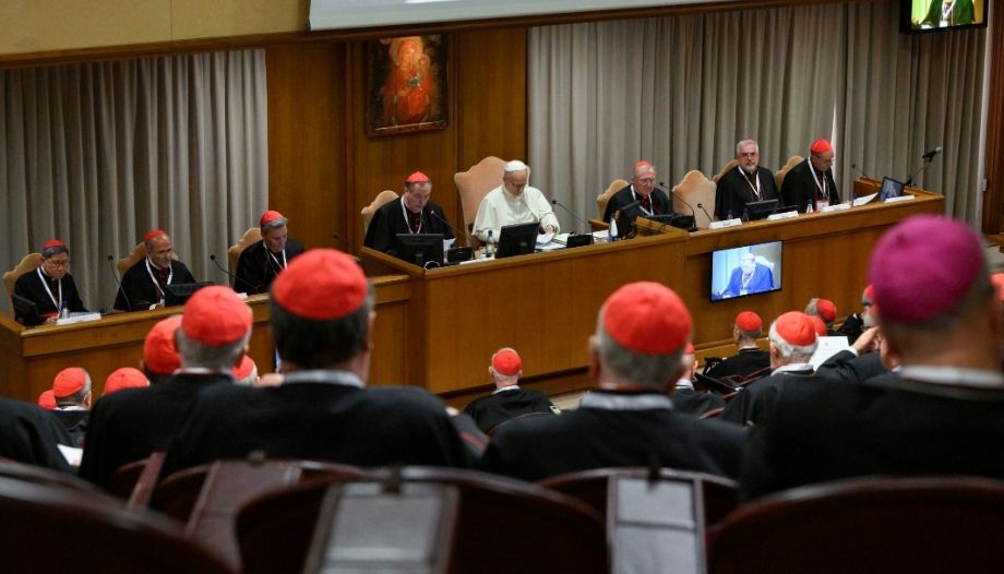 El Papa León XIV en el Consistorio de enero de 2026.