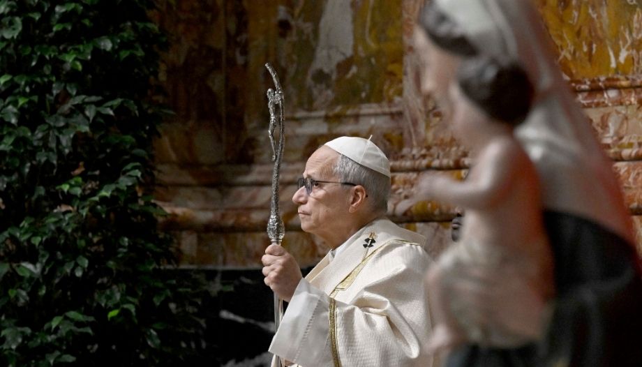 El Papa durante el consistorio de Cardenales en enero de 2026-