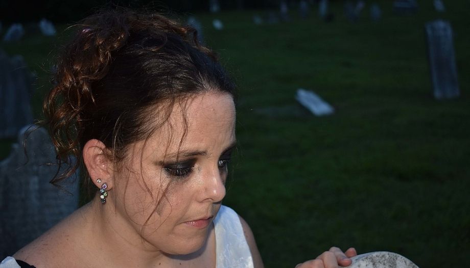 Joven triste.