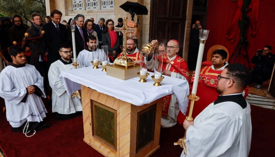 Cardenal Pizzaballa, Misa en Jerusalén el Domingo de Ramos.