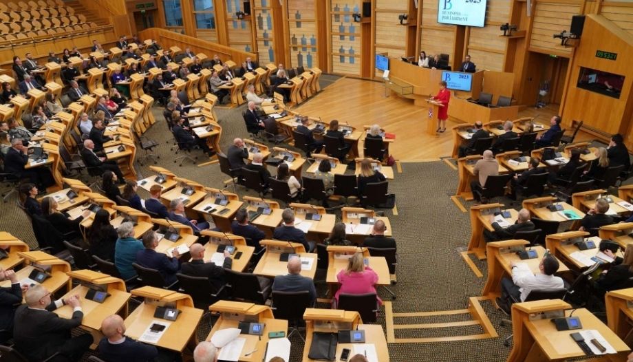 Parlamento escocés.
