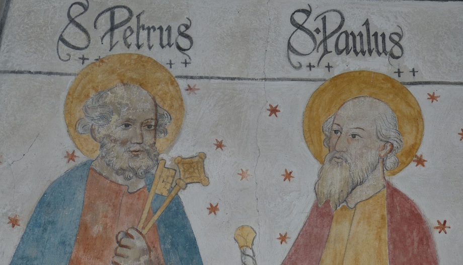 San Pedro y san Pablo.